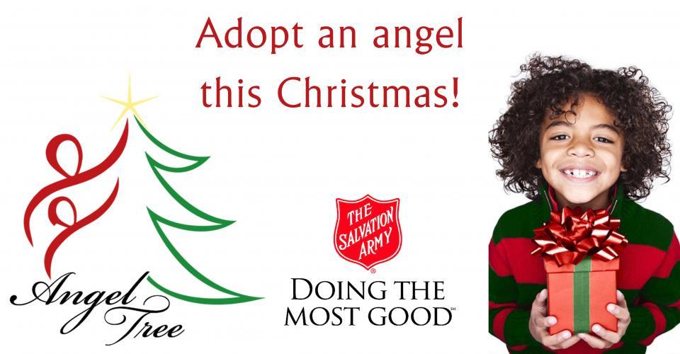 the salvation army angel tree logo