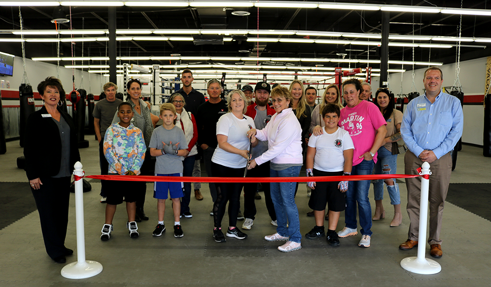 beast boxing ribbon cutting