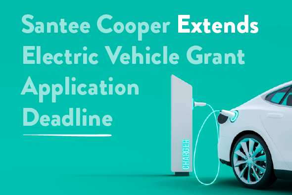 graphic of car plugged into charging station